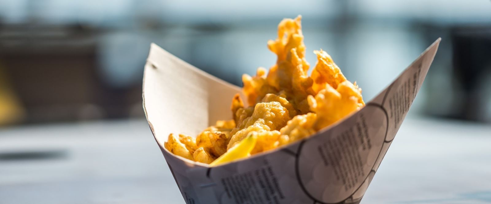 Stock image of fish and chips